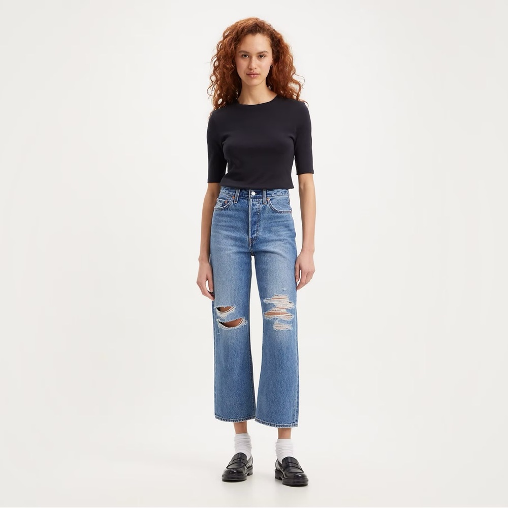 Levi’s Ribcage Straight Ankle Jeans